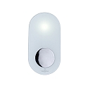 Villeroy & Boch  Wandleuchte London  rund klein Metall chrom, Glas wei�