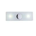 Villeroy & Boch  Wandleuchte London  rund two end Metall chrom, Glas wei�