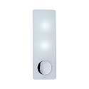 Villeroy & Boch  Wandleuchte London  eckig one end Metall chrom, Glas wei�