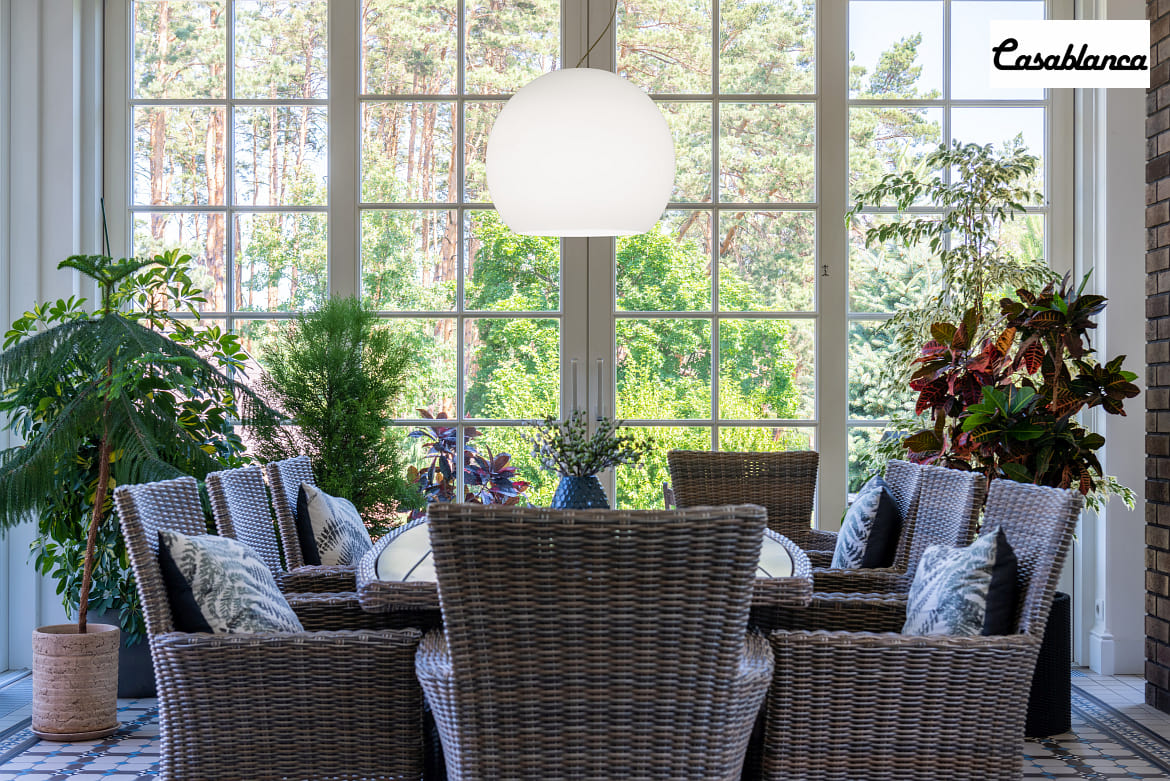 Casablanca Pendant luminaire BELL, E27, IP20, opal white matt Casablanca Pendant luminaire BELL, E27, IP20, opal white matt