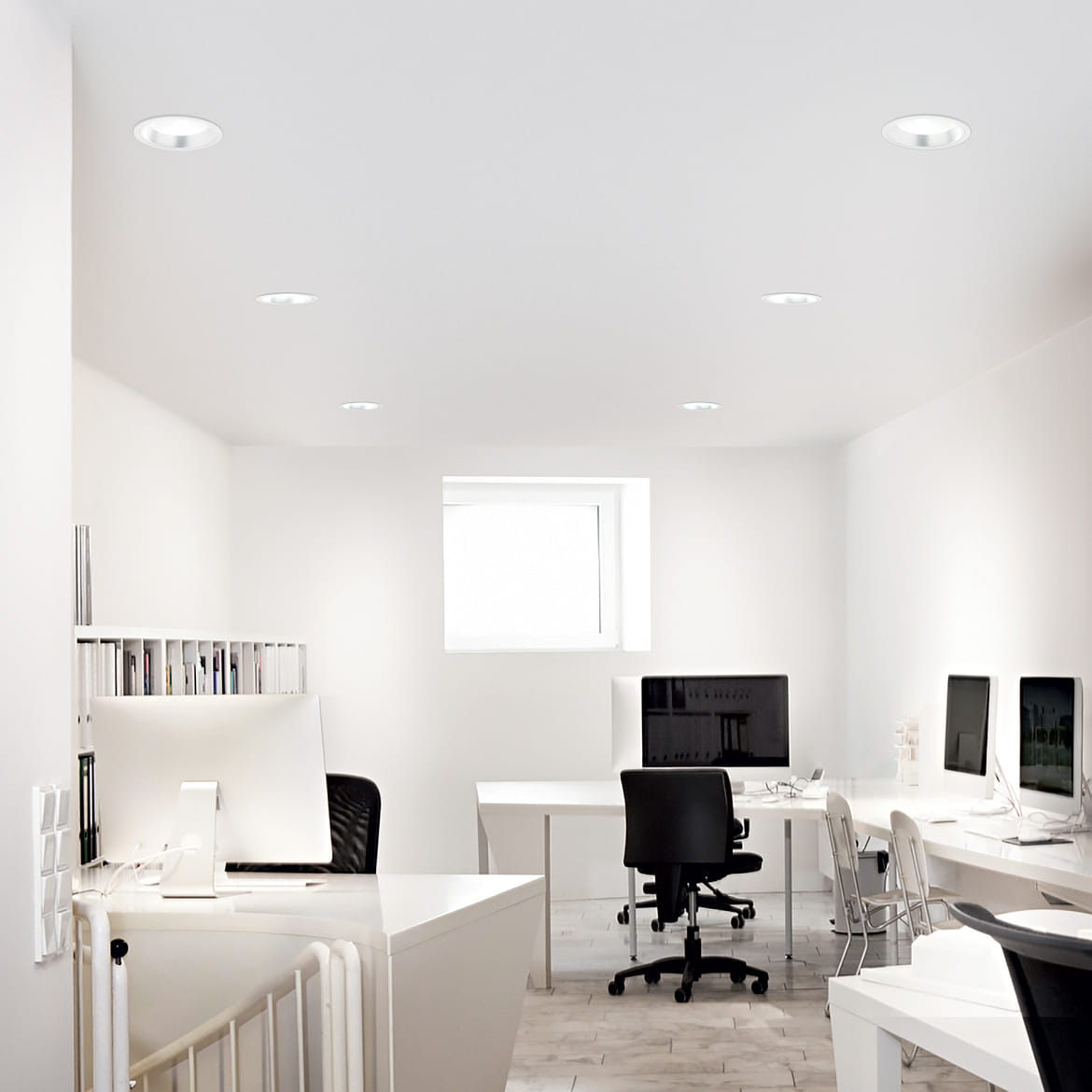 Ideal Lux LED Deckeneinbauleuchte OFF, rund, Ø 162 mm, 28W, 3000K, 3200lm, IP20, weiß Ideal Lux LED Deckeneinbauleuchte OFF, rund, Ø 162 mm, 28W, 3000K, 3200lm, IP20, weiß
