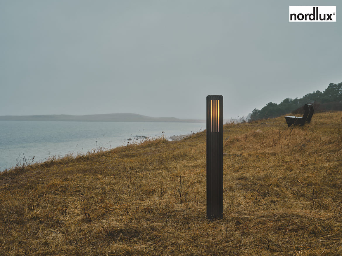 Nordlux Outdoor Pollerleuchte ALUDRA 95, IP44, 95cm, E27, seaside schwarz Nordlux Outdoor Pollerleuchte ALUDRA 95, IP44, 95cm, E27, seaside schwarz