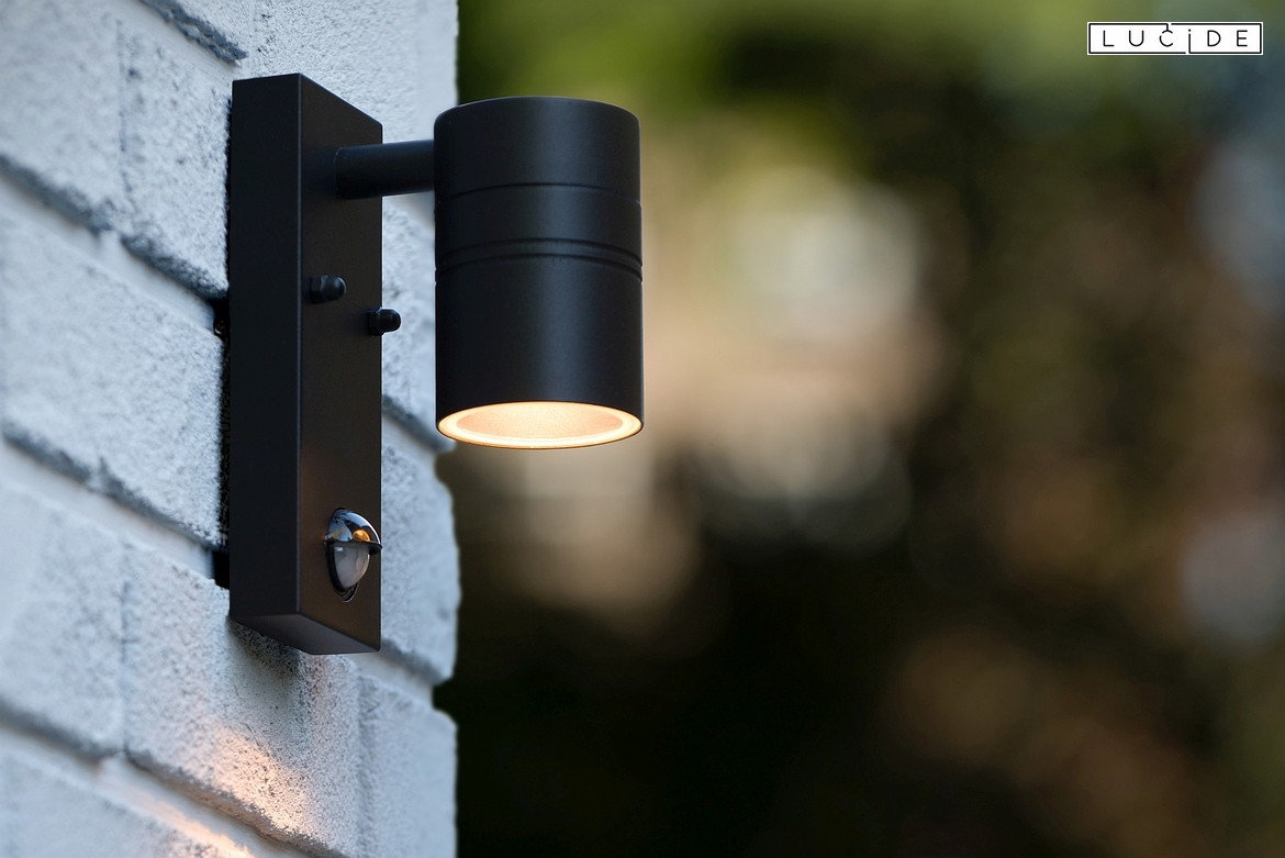 Lucide LED Outdoor Wandstrahler ARNE, Ø 6,3 cm, GU10, 1x5W, 2700K, IP44 - 6,3 x 12 x 16,3cm, schwarz Lucide LED Outdoor Wandstrahler ARNE, Ø 6,3 cm, GU10, 1x5W, 2700K, IP44 - 6,3 x 12 x 16,3cm, schwarz