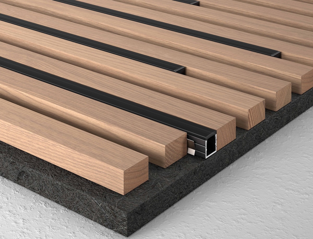 RADIUM Aluminium Miniprofil XSMALL U F 12/12 2M, schwarz + Abdeckung weiß matt für Akkustikpaneele RADIUM Aluminium Miniprofil XSMALL U F 12/12 2M, schwarz + Abdeckung weiß matt für Akkustikpaneele