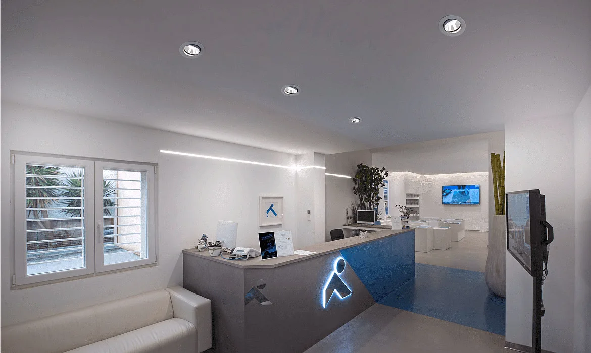 SLV LED Deckeneinbauleuchte NUMINOS DL L, 3000K, IP20, dreh-/schwenkbar, 40°, 2200lm, UGR 18, Weiß / Chrom SLV LED Deckeneinbauleuchte NUMINOS DL L, 3000K, IP20, dreh-/schwenkbar, 40°, 2200lm, UGR 18, Weiß / Chrom