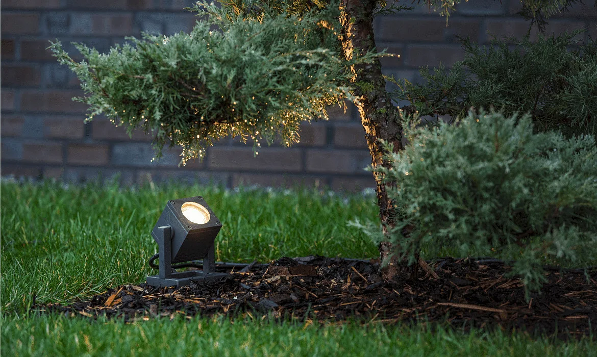 SLV Outdoor luminaire CUBIX I Floor lamp, GU10, 230V, anthracite SLV Outdoor luminaire CUBIX I Floor lamp, GU10, 230V, anthracite