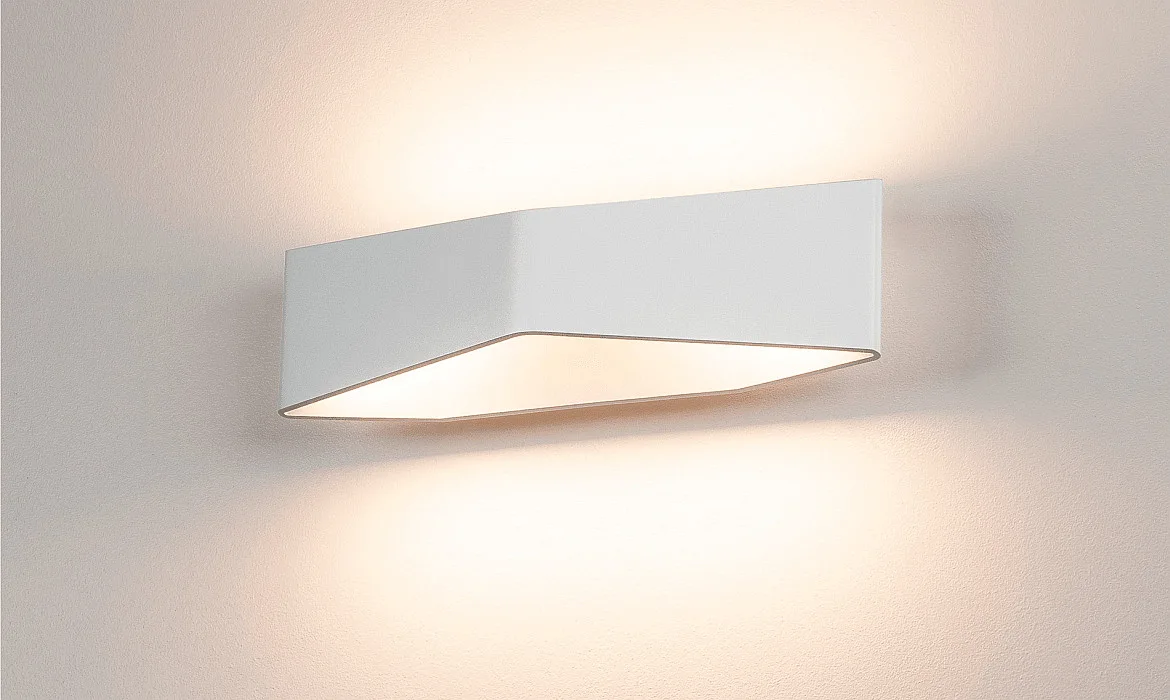 SLV LED Wall luminaire CARISO WL-4 LED, 2x 9W LED, 2700K, white SLV LED Wall luminaire CARISO WL-4 LED, 2x 9W LED, 2700K, white