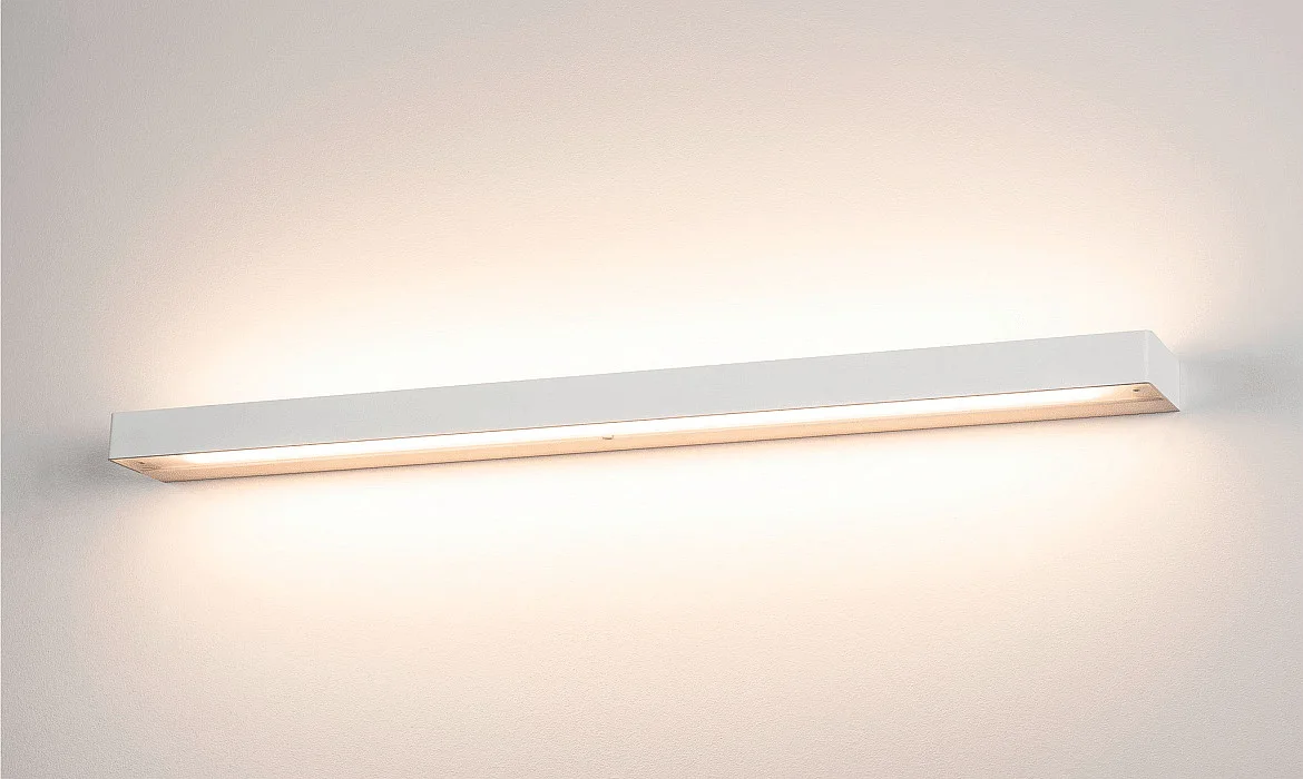 SLV LED Wandleuchte SEDO 21, Up/Down, 89.5cm, 230V / sek. 700mA, SMD 22W 3000K 2500lm, Glas satiniert, Weiß SLV LED Wandleuchte SEDO 21, Up/Down, 89.5cm, 230V / sek. 700mA, SMD 22W 3000K 2500lm, Glas satiniert, Weiß