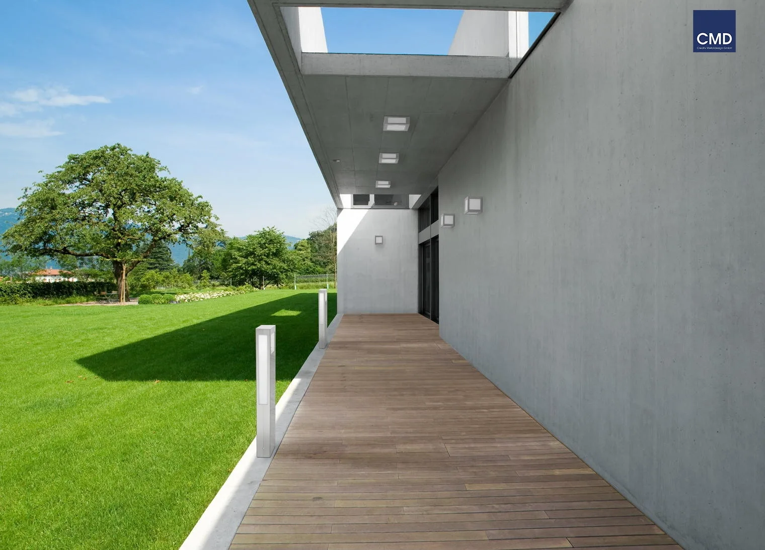 CMD Creative Metalldesign Outdoor Stehleuchte AQUA PAULO, IP44, 80cm, 2G11 (inkl. 18W 3000K 1800lm), Edelstahl / Makrolon, gebürstet CMD Creative Metalldesign Outdoor Stehleuchte AQUA PAULO, IP44, 80cm, 2G11 (inkl. 18W 3000K 1800lm), Edelstahl / Makrolon, gebürstet
