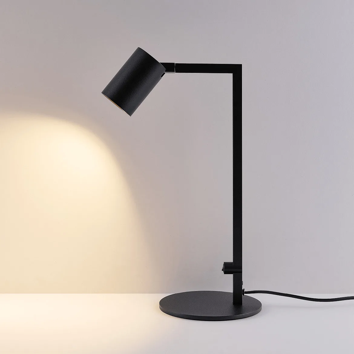 Deko-Light Tischleuchte CAN TILT BASE MIX'N MATCH 1/3, IP20, GU10, mit Kippschalter + Eurostecker-Kabel, ohne Schirm, schwarz Deko-Light Tischleuchte CAN TILT BASE MIX'N MATCH 1/3, IP20, GU10, mit Kippschalter + Eurostecker-Kabel, ohne Schirm, schwarz