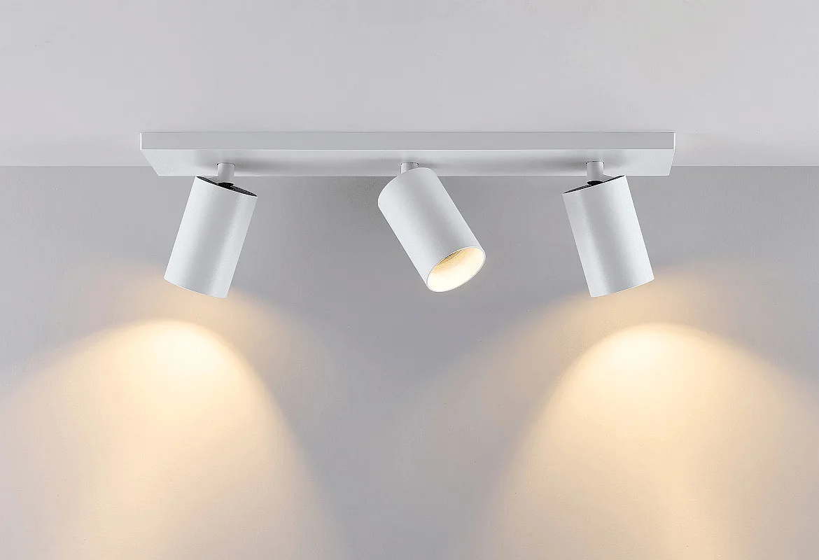 Deko-Light ceiling luminaire CAN TILT SQUARE BASE 48CM MIX'N MATCH 1/3 3 flames, square, without shade, cardanic swivelling GU10 IP20 Deko-Light ceiling luminaire CAN TILT SQUARE BASE 48CM MIX'N MATCH 1/3 3 flames, square, without shade, cardanic swivelling GU10 IP20