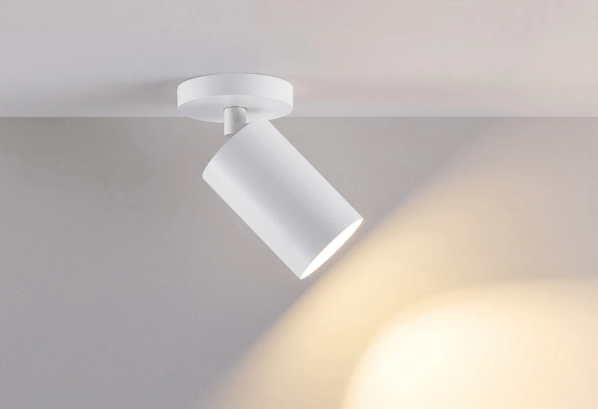 Deko-Light ceiling luminaire CAN TILT ROUND BASE Ø 8CM MIX‘N MATCH 1 flame, round, without shade, cardanic swivelling GU10 IP20, white Deko-Light ceiling luminaire CAN TILT ROUND BASE Ø 8CM MIX‘N MATCH 1 flame, round, without shade, cardanic swivelling GU10 IP20, white