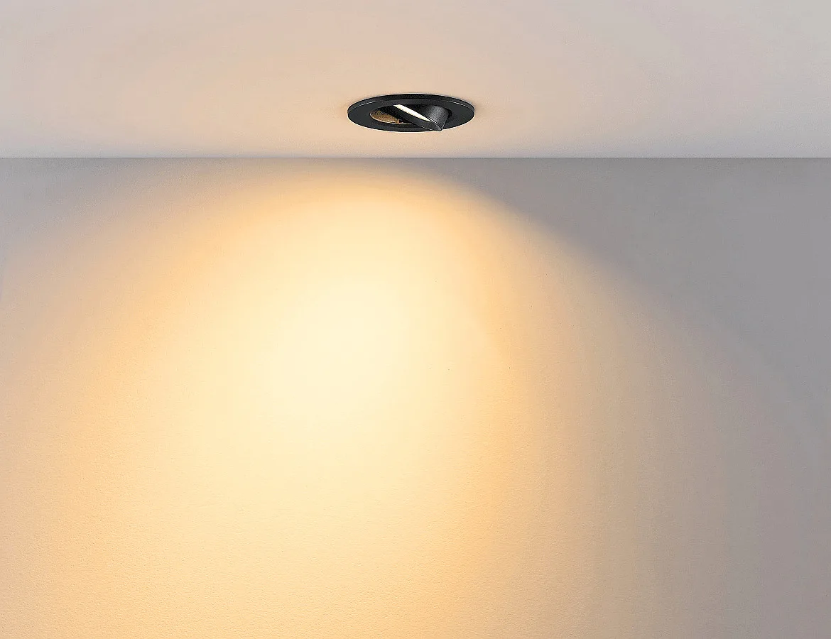 Deko-Light LED Einbaustrahler SURTUR TILT 68 CCT, IP44 IK06, 6W 2700/3000/4000K 600lm 40°, CRi>90, dimmbar, schwenkbar, schwarz Deko-Light LED Einbaustrahler SURTUR TILT 68 CCT, IP44 IK06, 6W 2700/3000/4000K 600lm 40°, CRi>90, dimmbar, schwenkbar, schwarz