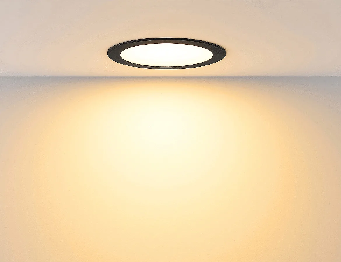 Deko-Light LED Downlight ACRUX PRO 12045 CCT, IP54 IK05, Ø 18cm, 12-20W 2700/3000/4000K 2600lm 100°, CRi>90, UGR<19, dimmbar, schwarz Deko-Light LED Downlight ACRUX PRO 12045 CCT, IP54 IK05, Ø 18cm, 12-20W 2700/3000/4000K 2600lm 100°, CRi>90, UGR<19, dimmbar, schwarz