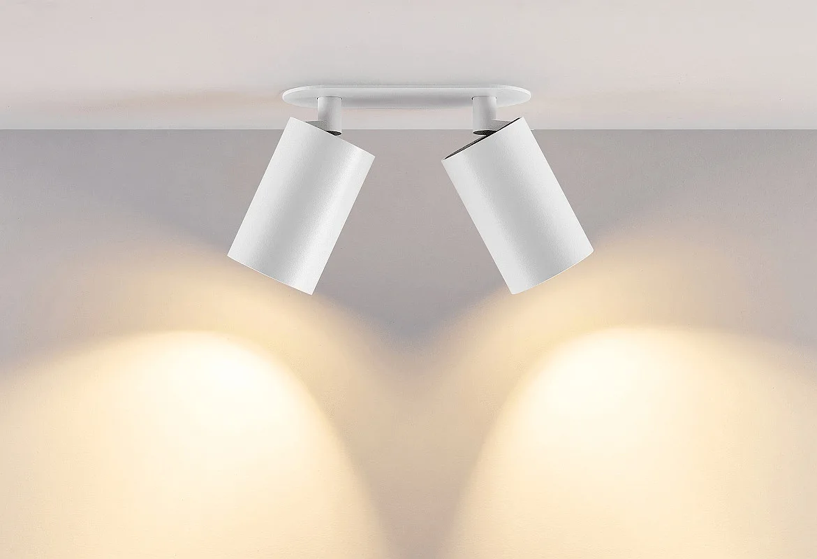 Deko-Light recessed spotlight CAN TILT ROUND DOUBLE 2 flames, round, cardanic swivelling GU10 IP20, white Deko-Light recessed spotlight CAN TILT ROUND DOUBLE 2 flames, round, cardanic swivelling GU10 IP20, white