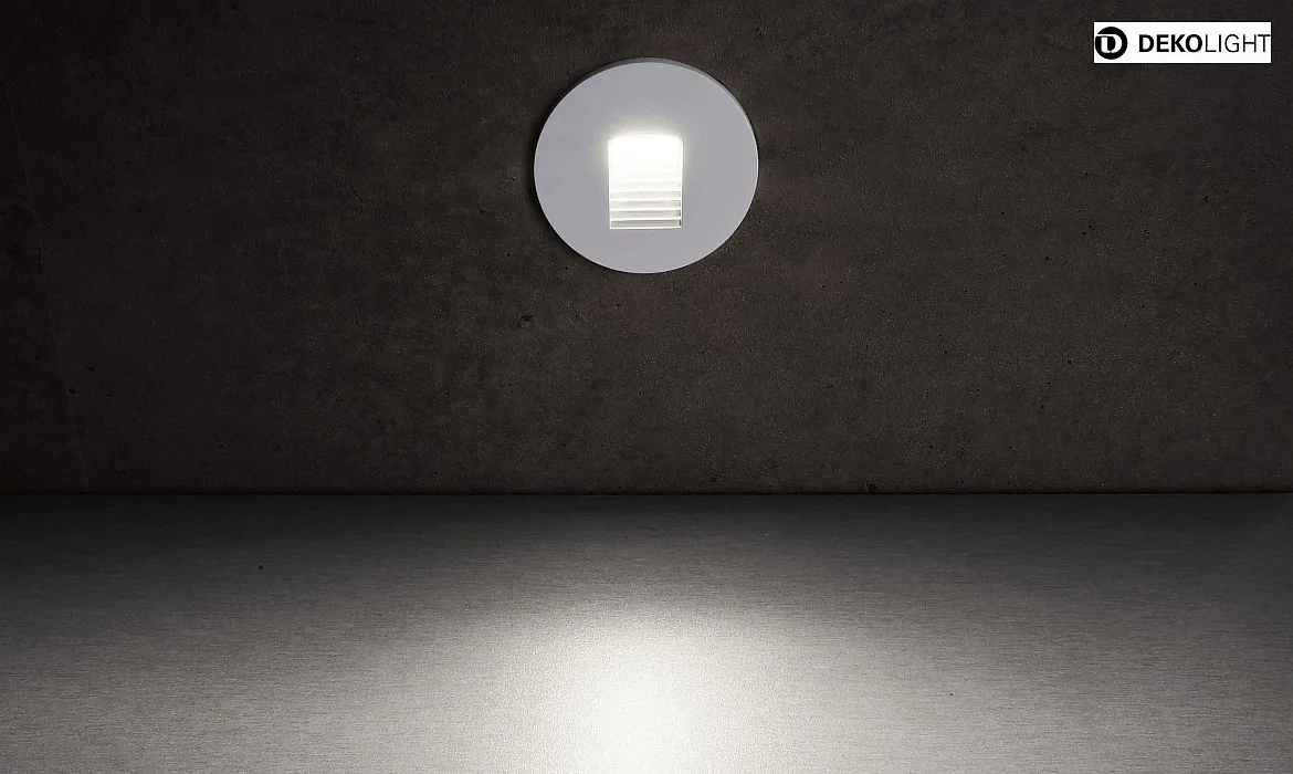 Deko-Light Zubehör für LED Wand-Einbauleuchte ALWAID 2 - Abdeckung RUND Stufe, weiß Deko-Light Zubehör für LED Wand-Einbauleuchte ALWAID 2 - Abdeckung RUND Stufe, weiß