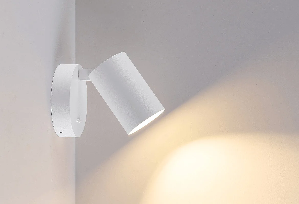 Deko-Light surface mounted housing CAN MIX'N MATCH 1/2 - SPOT HEAD (WALL / TABLE / FLOOR) cylindrical, mechanical, white Deko-Light surface mounted housing CAN MIX'N MATCH 1/2 - SPOT HEAD (WALL / TABLE / FLOOR) cylindrical, mechanical, white