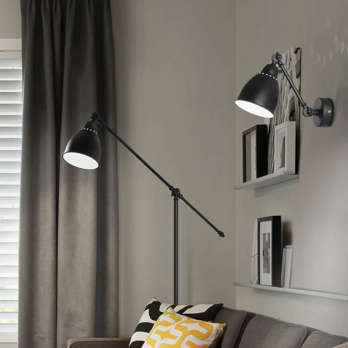 Ideal Lux Stehleuchte NEWTON PT1, E27, Schwarz Ideal Lux Stehleuchte NEWTON PT1, E27, Schwarz