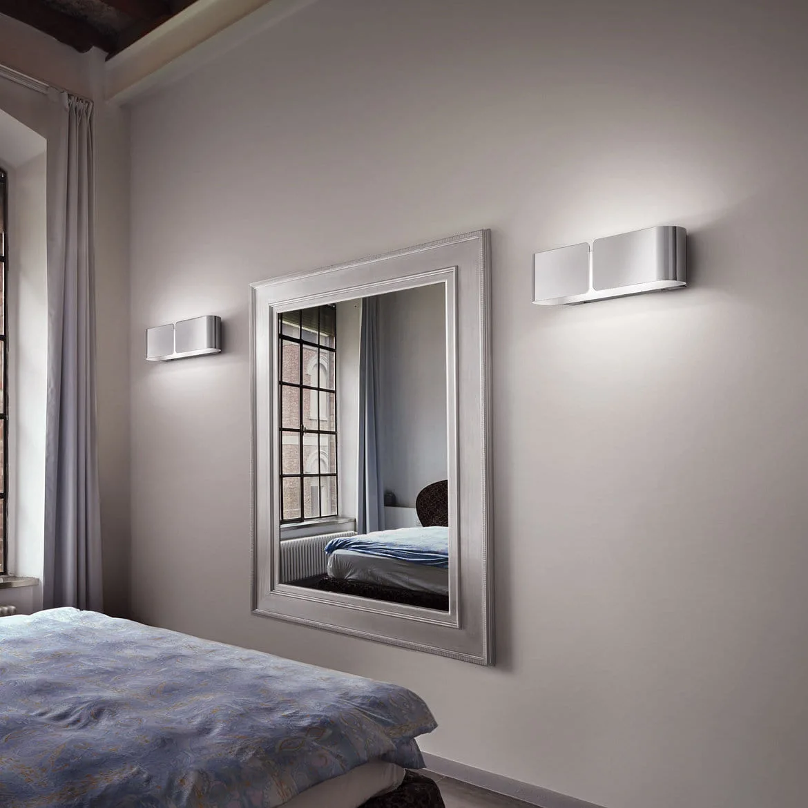 Ideal Lux Wandleuchte CLIP AP2 MINI, 2-flammig, G9 max. 40W, Chrom Ideal Lux Wandleuchte CLIP AP2 MINI, 2-flammig, G9 max. 40W, Chrom