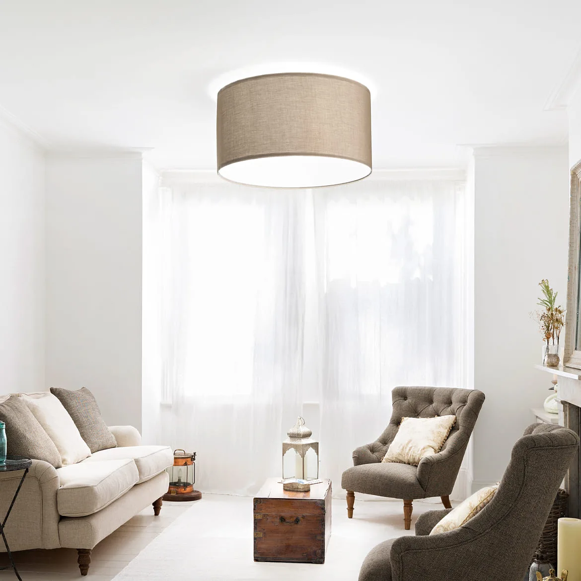Ideal Lux shade SET UP PARALUME CILINDRO Ø 70 cm cylindrical, blue grey Ideal Lux shade SET UP PARALUME CILINDRO Ø 70 cm cylindrical, blue grey
