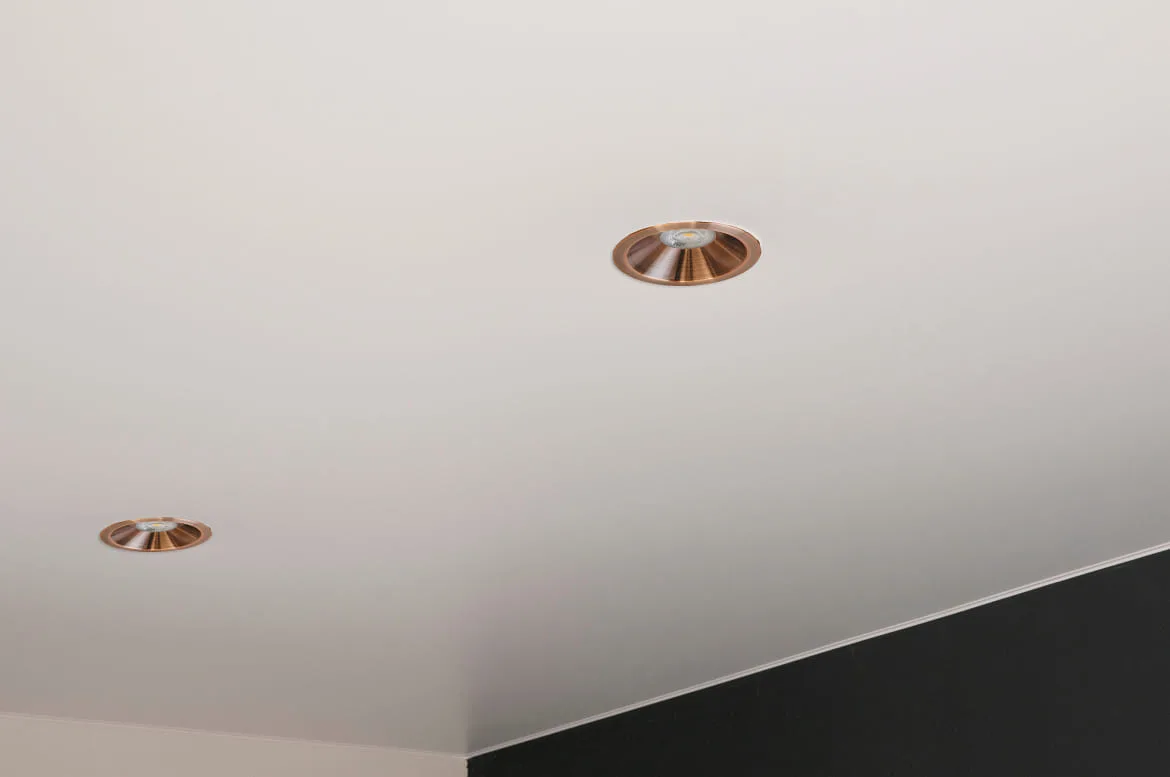 ISOLED LED Einbaustrahler BACK68, rund, 36°, 5W, 3000K, 420lm, IP20, dimmbar, rosegold ISOLED LED Einbaustrahler BACK68, rund, 36°, 5W, 3000K, 420lm, IP20, dimmbar, rosegold