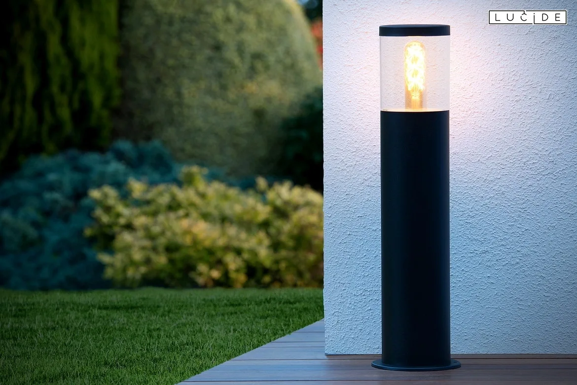 Lucide socket luminaire FEDOR cylindrical, direct E27 IP44, black dimmable Lucide socket luminaire FEDOR cylindrical, direct E27 IP44, black dimmable
