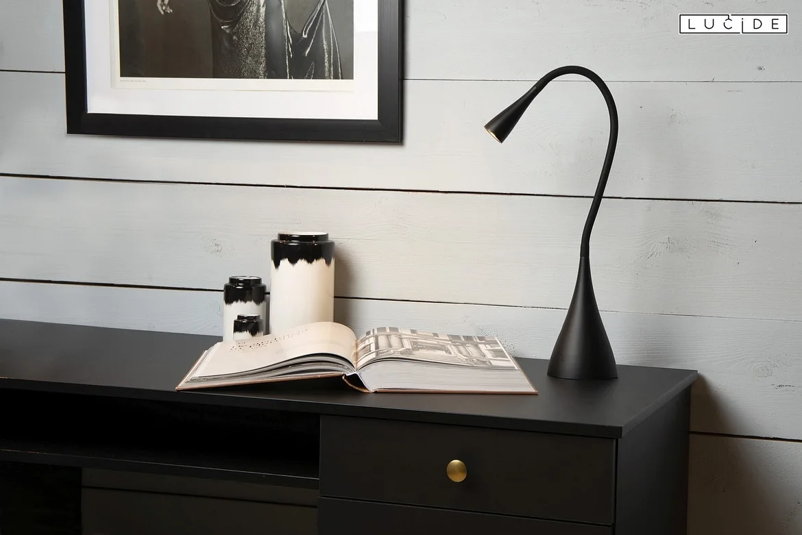 Lucide table lamp ZOZY LED flexible IP20, black dimmable Lucide table lamp ZOZY LED flexible IP20, black dimmable