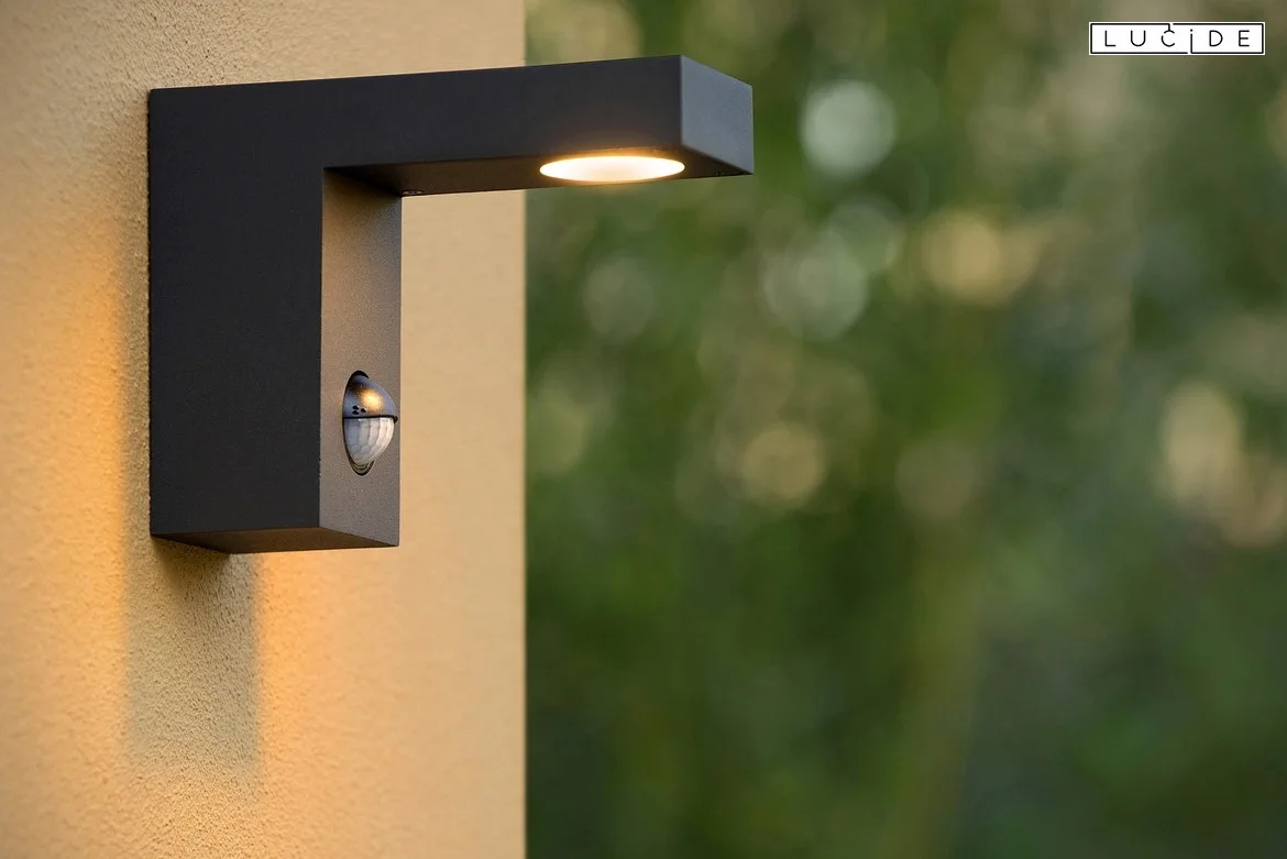 Lucide spot TEXAS IR LED square IP54, anthracite Lucide spot TEXAS IR LED square IP54, anthracite