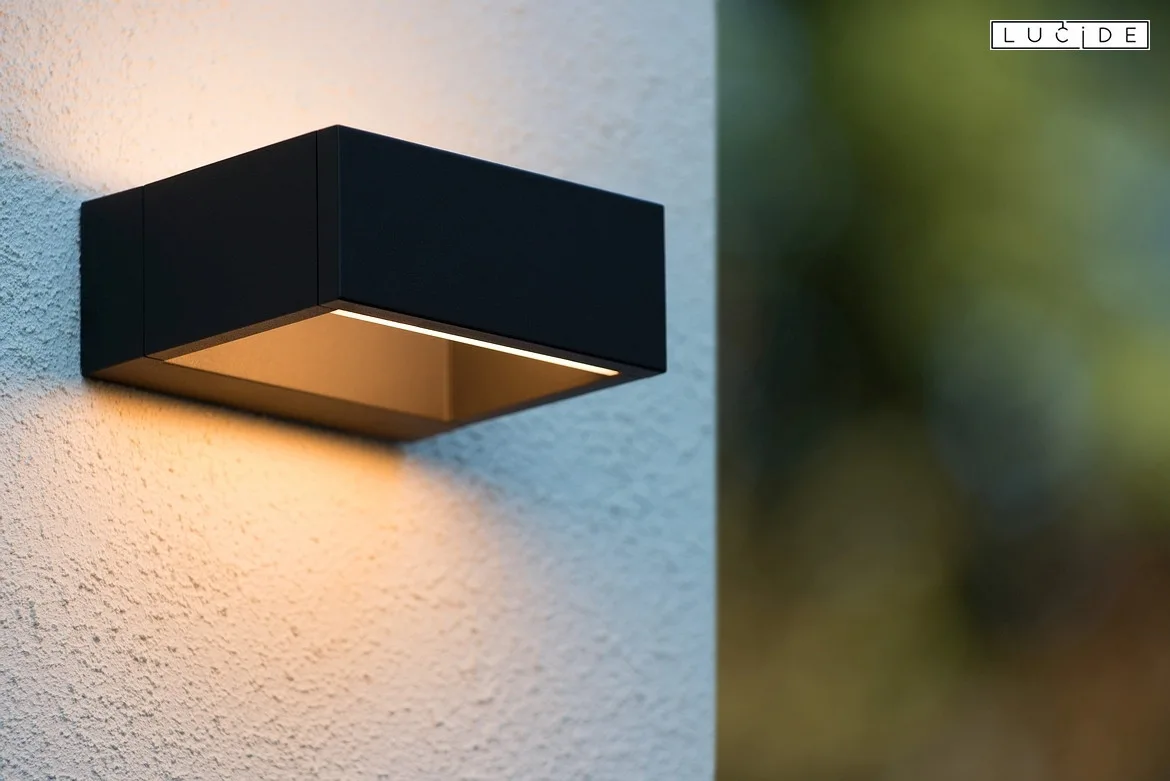 Lucide LED Outdoor Wandleuchte GOA, 1x6,5W, 3000K, IP54, oval, Anthrazit Lucide LED Outdoor Wandleuchte GOA, 1x6,5W, 3000K, IP54, oval, Anthrazit