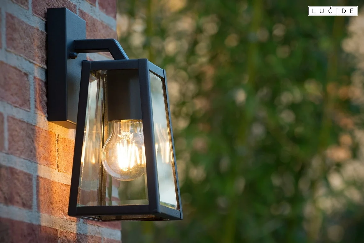 Lucide LED Outdoor Wandleuchte MATSLOT, 1xE27, IP23, 14,2x13x24,6 cm, schwarz Lucide LED Outdoor Wandleuchte MATSLOT, 1xE27, IP23, 14,2x13x24,6 cm, schwarz