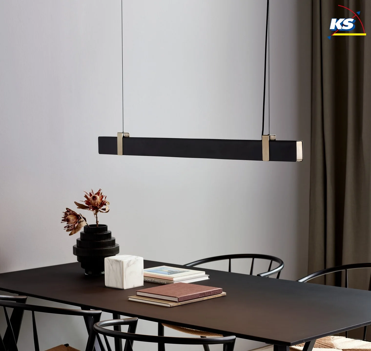 Nordlux LED Pendelleuchte LILT, 28W, 2700K, 2200lm, 3-Step MOODMAKER, schwarz Nordlux LED Pendelleuchte LILT, 28W, 2700K, 2200lm, 3-Step MOODMAKER, schwarz
