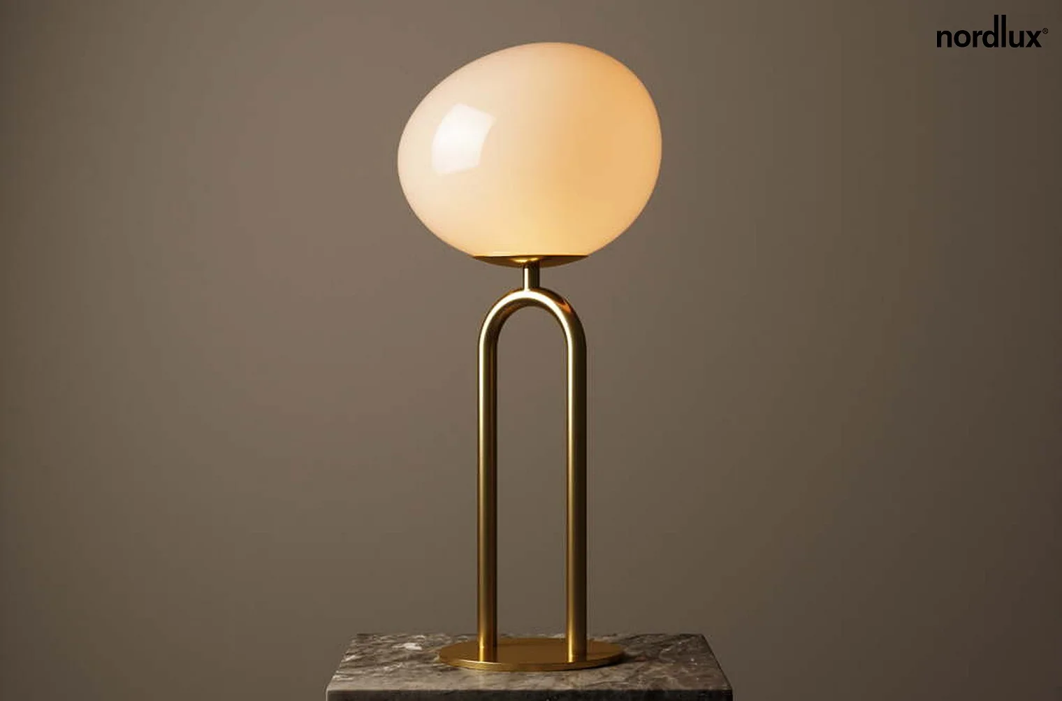 design for the people by Nordlux Table lamp SHAPES, E27, brass design for the people by Nordlux Table lamp SHAPES, E27, brass