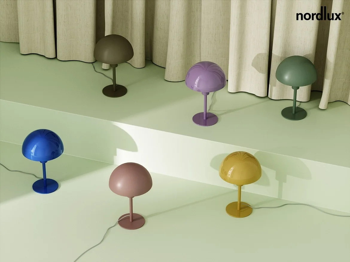 Nordlux Tischleuchte ELLEN MINI, IP20, Ø 16cm / Höhe 25cm, E14 (exkl.), Metall, transparentes Kabel mit Schalter, staubrosa Nordlux Tischleuchte ELLEN MINI, IP20, Ø 16cm / Höhe 25cm, E14 (exkl.), Metall, transparentes Kabel mit Schalter, staubrosa
