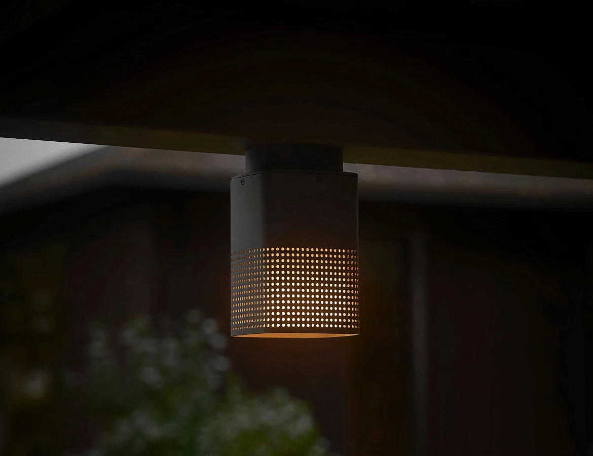Nordlux Outdoor Deckenleuchte SIDARA, IP54 IK05, eckig, E27, Lichtaustritt perforiert, Seeluft-beständig, Aluminium, anthrazit Nordlux Outdoor Deckenleuchte SIDARA, IP54 IK05, eckig, E27, Lichtaustritt perforiert, Seeluft-beständig, Aluminium, anthrazit