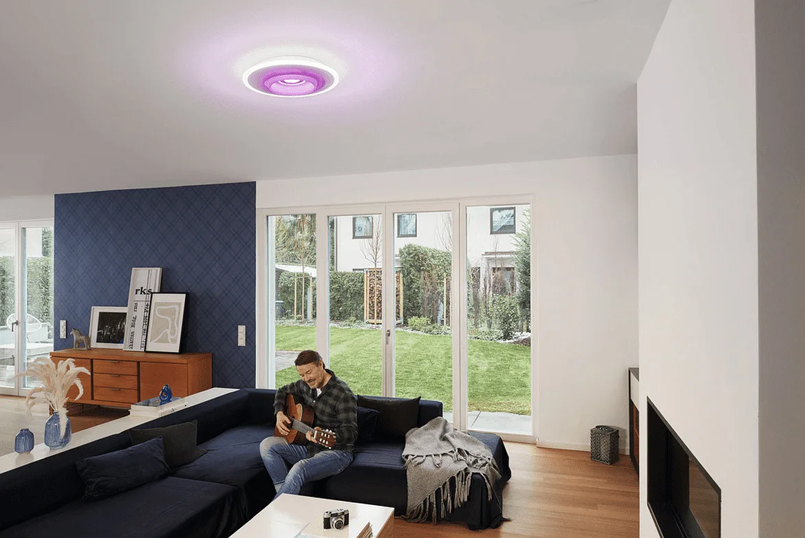 Ledvance LED Deckenleuchte SMART+ WIFI ORBIS RUMOR, Up/Down (getrennt regelbar), Ø 50cm, 32W RGB + 3000-6500K 2600lm 110° Ledvance LED Deckenleuchte SMART+ WIFI ORBIS RUMOR, Up/Down (getrennt regelbar), Ø 50cm, 32W RGB + 3000-6500K 2600lm 110°