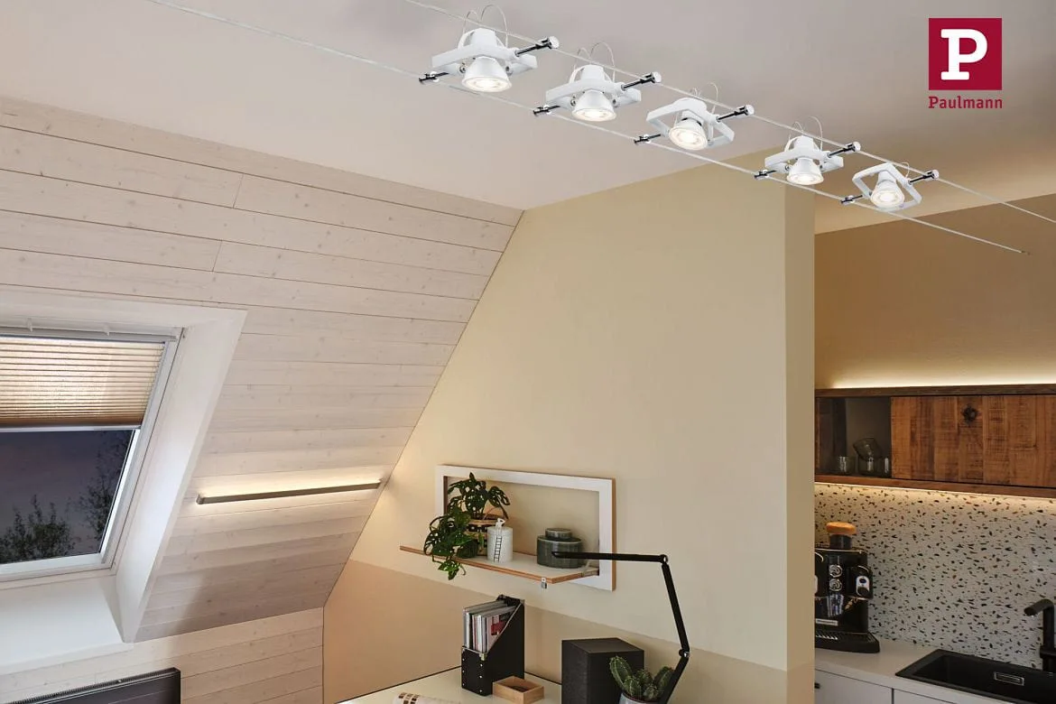 Paulmann LED NV-Reflektorlampe, 12V, GU5.3, 6.5W 2700K 445lm 36°, dimmbar, weiß matt Paulmann LED NV-Reflektorlampe, 12V, GU5.3, 6.5W 2700K 445lm 36°, dimmbar, weiß matt