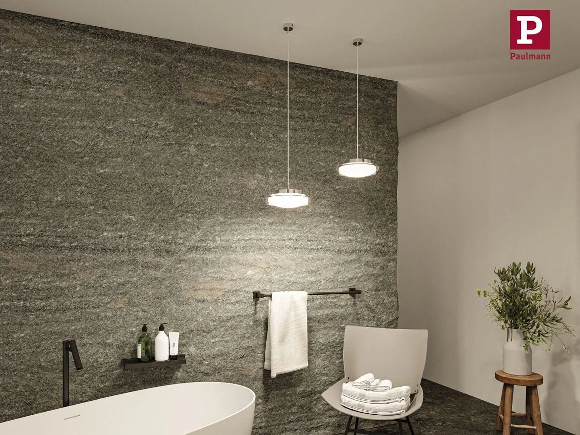 Paulmann pendant luminaire LUENA IP44, chrome Paulmann pendant luminaire LUENA IP44, chrome
