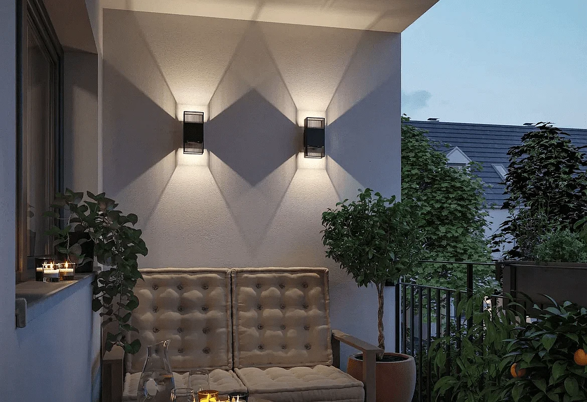 Paulmann Outdoor LED Wandleuchte THARIN, IP44, 2x 3.7W 3000K 180lm, verstellbar, schaltbar, Edelstahl, schwarz Paulmann Outdoor LED Wandleuchte THARIN, IP44, 2x 3.7W 3000K 180lm, verstellbar, schaltbar, Edelstahl, schwarz