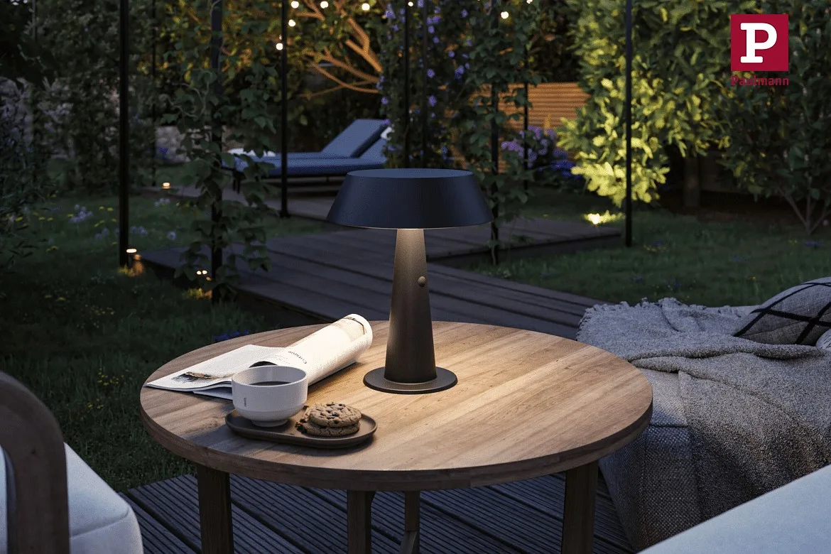 Paulmann LED Outdoor Solar Akku Tischleuchte SOALA, 2,1W, 2700K, 320lm, IP44, anthrazit Paulmann LED Outdoor Solar Akku Tischleuchte SOALA, 2,1W, 2700K, 320lm, IP44, anthrazit