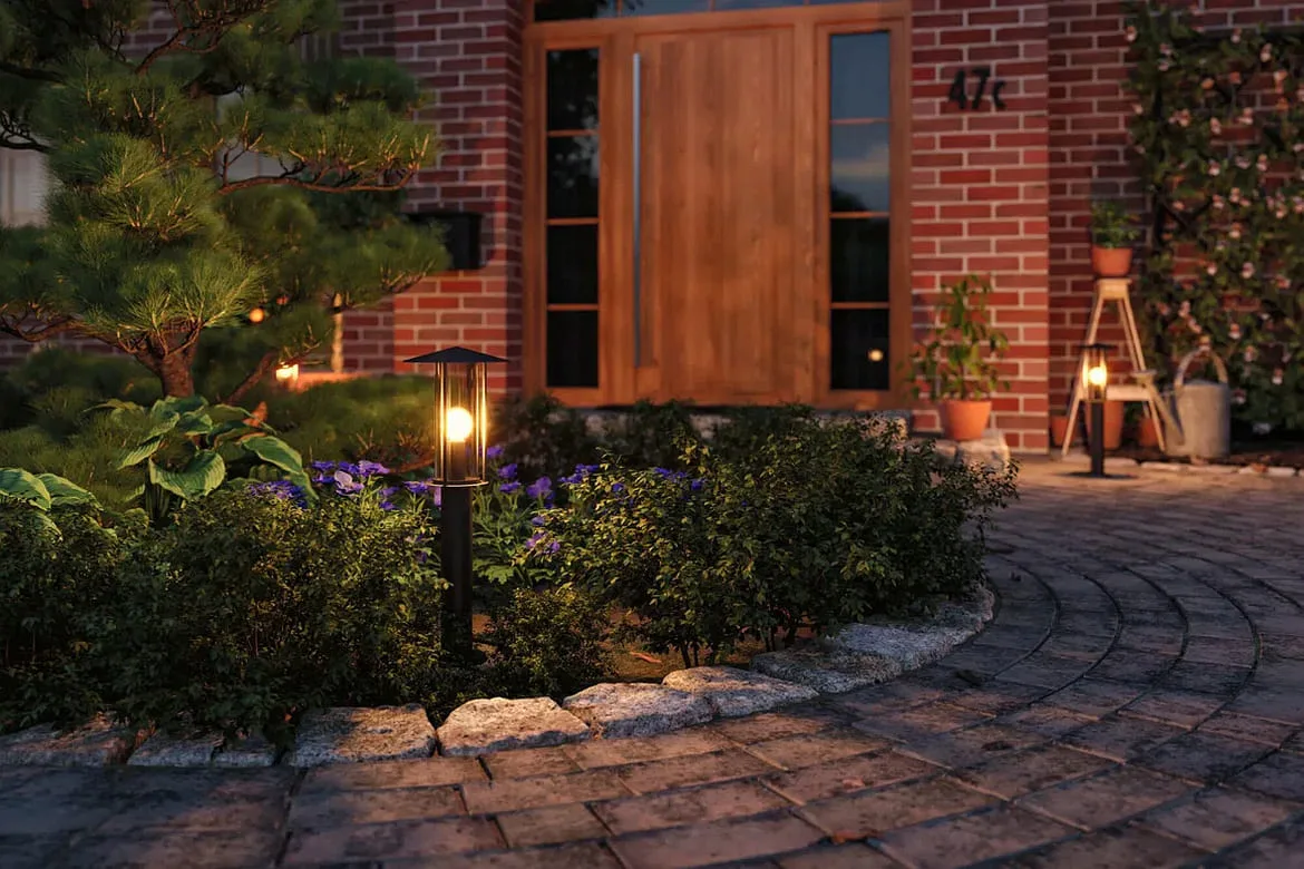 Paulmann outdoor floor lamp CLASSIC with lamp socket E27 IP44, anthracite Paulmann outdoor floor lamp CLASSIC with lamp socket E27 IP44, anthracite