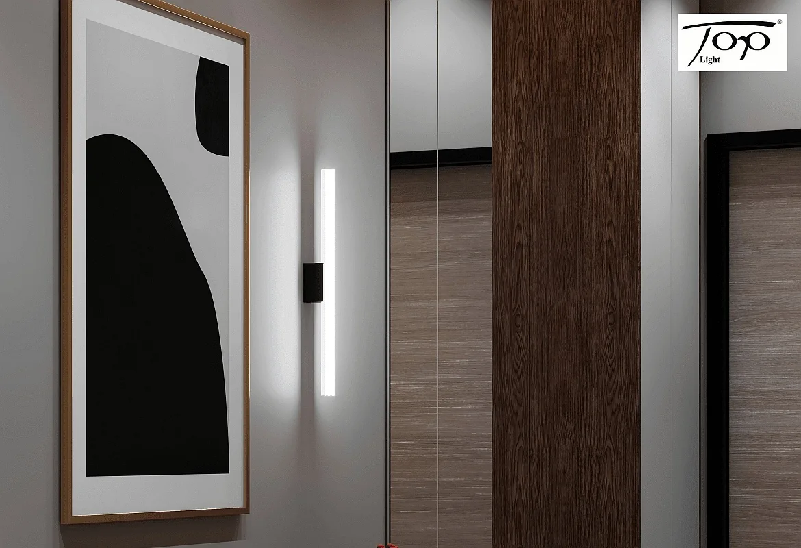 Top Light Spiegelleuchte LICHTSTANGE, IP20, 50cm, inkl. S14D 4,5W 2700K 450lm, Schwarz matt (Black Edition) Top Light Spiegelleuchte LICHTSTANGE, IP20, 50cm, inkl. S14D 4,5W 2700K 450lm, Schwarz matt (Black Edition)
