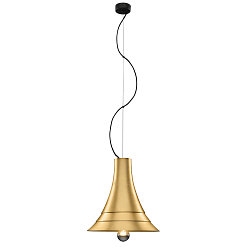 Pendant luminaire BATO 35 PD, � 35cm, E27, brushed brass