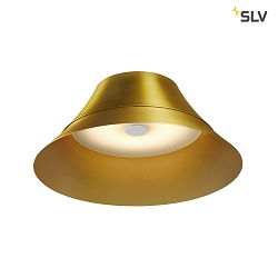 LED Wall and Ceiling luminaire BATO 35 PD, brass