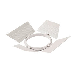 Zubeh�r f�r SUPROS -  Blendklappen / Torblenden, 15.5 x 15.5cm, Stahl, Wei�