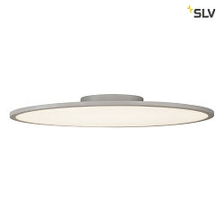 LED Ceiling luminaire PANEL 60 round,  60cm, 42W, dimmable, silver grey, 3000K