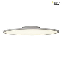 LED Ceiling luminaire PANEL 60 round,  60cm, 42W, dimmable, silver grey, 4000K