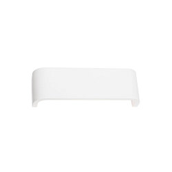 MANA Leuchtenschirm, Gips, wei�, Breite 30,9cm