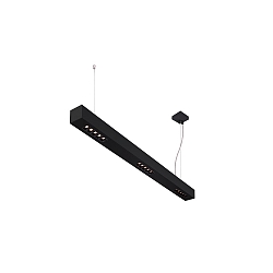 Premium LED Pendant luminaire Q-LINE PD, 100cm, for BAP, 45W, TRIAC dimmable, black, 3000K 2100lm