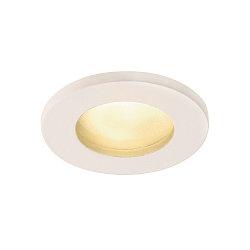 Outdoor Ceiling recessed luminaire DOLIX OUT, GU10, QPAR51, IP65, � 68mm, round, white