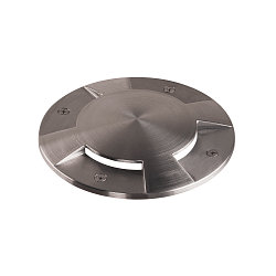 Abdeckung f�r Bodenleuchte BIG PLOT, mit 4 Licht-Ausl�ssen, Edelstahl 316